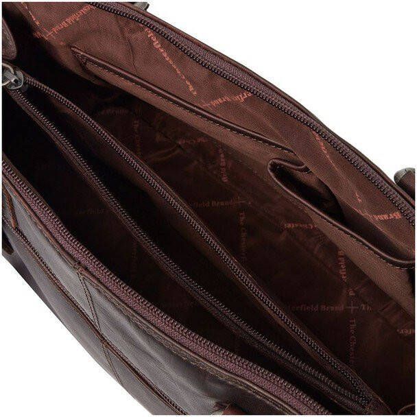The Chesterfield Brand Santorini Schoudertas brown Damestas