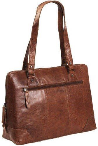 The Chesterfield Brand Resa Schoudertas cognac Damestas