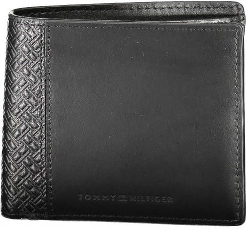 Tommy Hilfiger Central Portafoglio pelle , Zwart, Heren