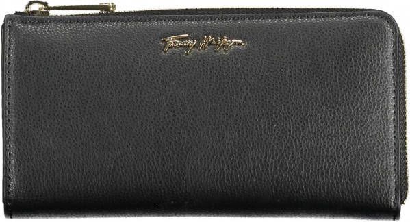 Tommy Hilfiger Portemonnee TOMMY JOY LARGE ZA WALLET met goudkleurige details