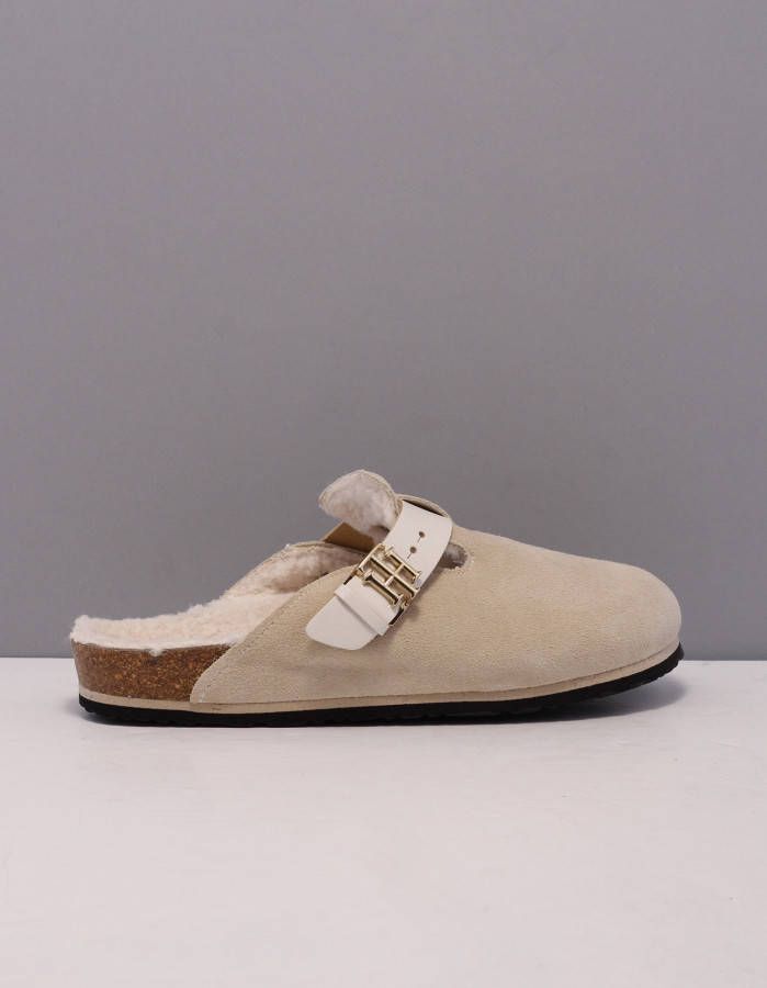 Tommy Hilfiger Pantoffels Warmlined Close T Beige