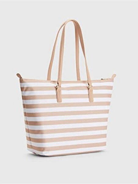 Tommy Hilfiger Shopper POPPY TOTE met modieuze strepen