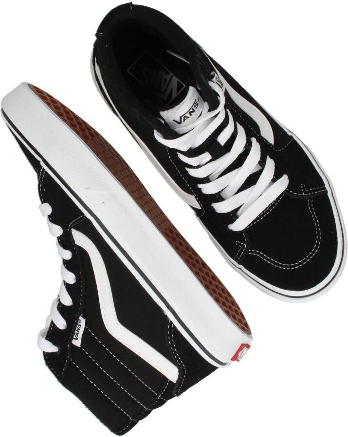 Vans YT Filmore Hi Suede Canvas , Zwart, Heren