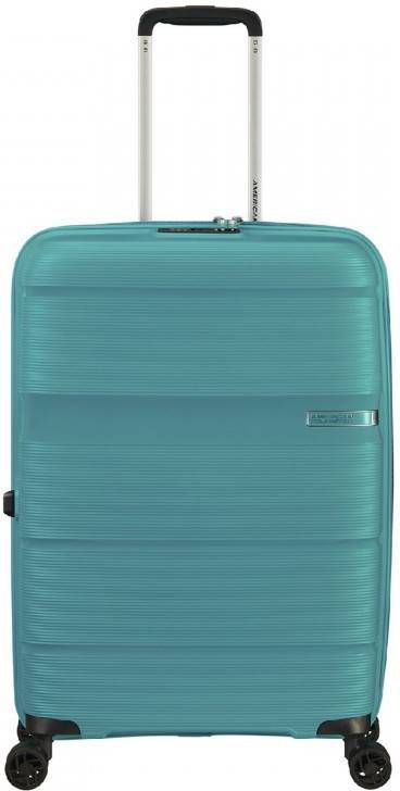 American Tourister Linex Spinner 66 blue ocean Harde Koffer