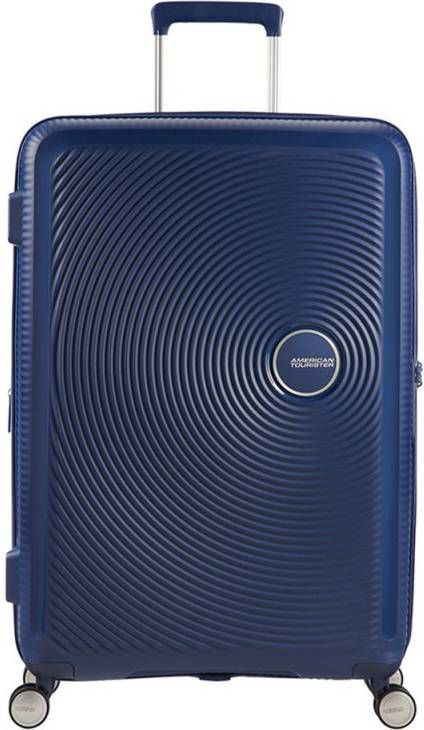 American Tourister Soundbox Spinner 77 Expandable midnight navy Harde Koffer