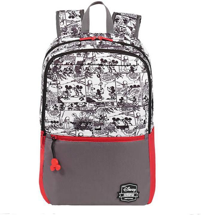 American Tourister Urban Groove Disney Backpack M mickey comics red