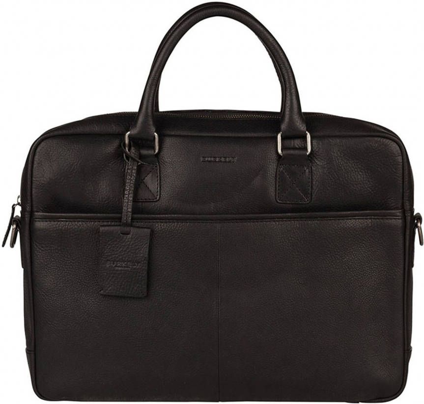 Burkely Laptop schoudertas Antique Avery Laptopbag Uni 15.6 inch Zwart
