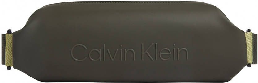 Calvin Klein Rubberized Waistbag olive Herentas