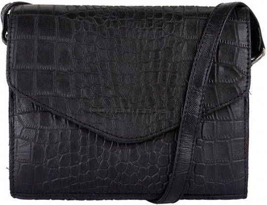Cowboysbag Shoulderbag Stroud croco black Damestas