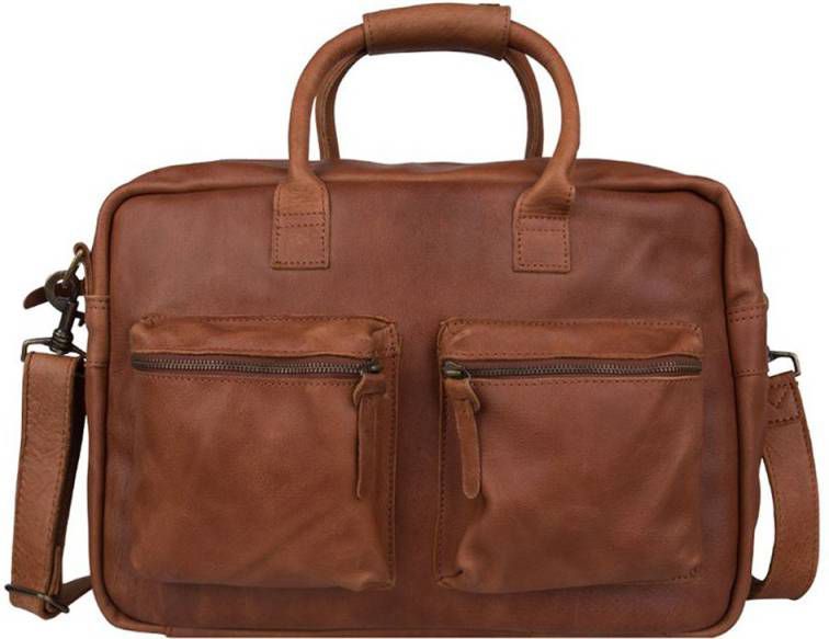 Cowboysbag-Laptoptassen-The College Bag 15.6 inch-Bruin