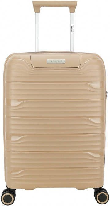 Decent Explorer Cabin Trolley 55 champagne Harde Koffer