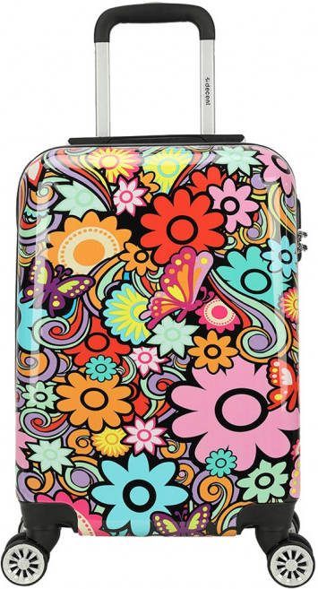 Decent Forenza Trolley 55 flowers Harde Koffer