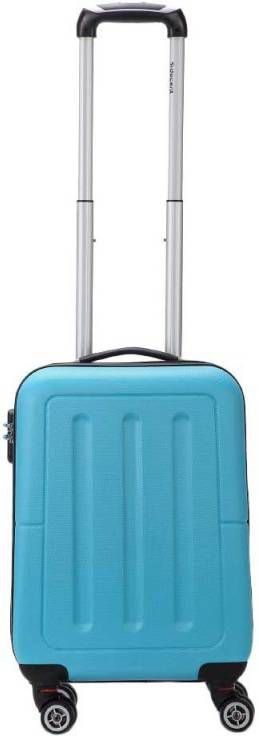 Decent Neon Fix Handbagage Koffer Spinner 55 cm Blue