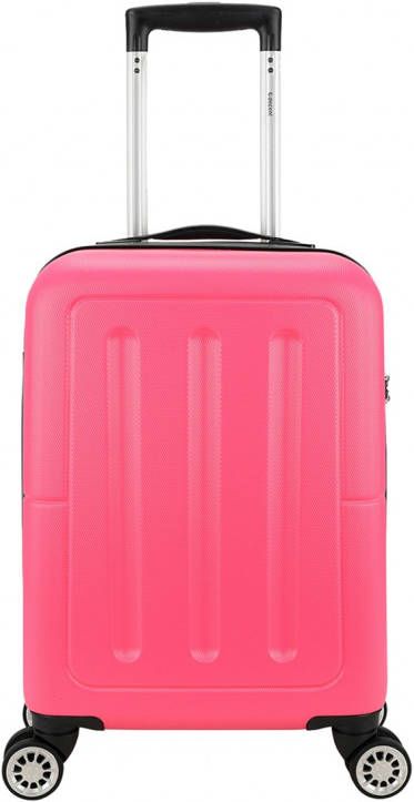 Decent Neon Fix Trolley 55 pink Harde Koffer