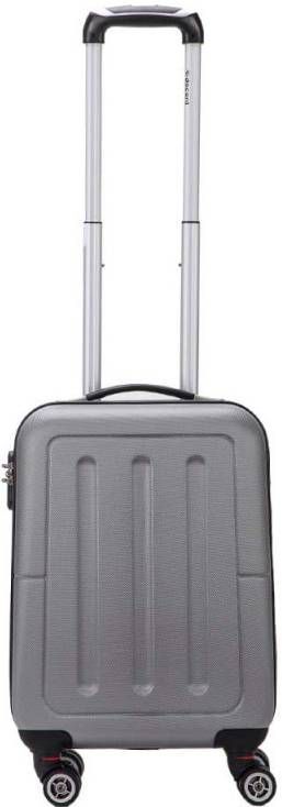 Decent Neon Fix Trolley 55 zilver Harde Koffer