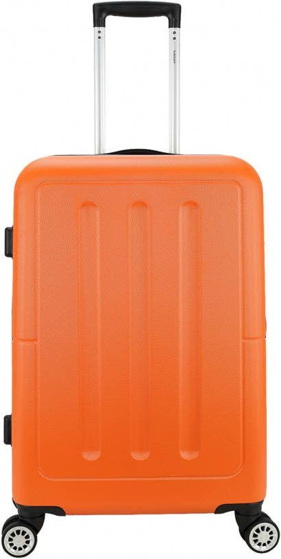 Decent Neon Fix Trolley 66 oranje Harde Koffer