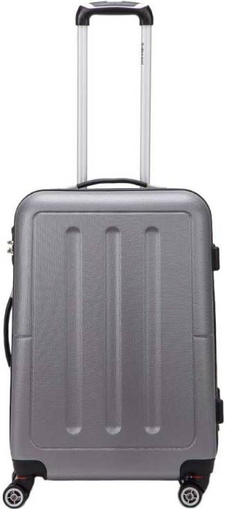 Decent Neon Fix Trolley 66 zilver Harde Koffer