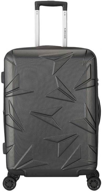 Decent Q-Luxx Spinner Trolley 67 cm expandable antraciet