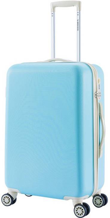Decent Star Maxx Trolley 66 pastel blue Harde Koffer