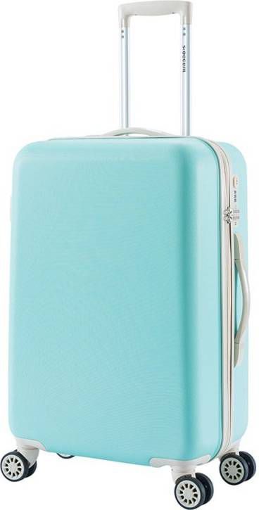 Decent Star Maxx Trolley 66 pastel green Harde Koffer