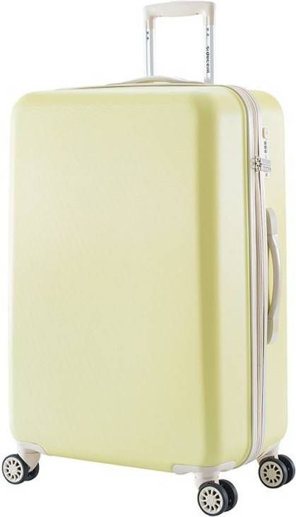 Decent Star Maxx Trolley 76 pastel yellow Harde Koffer