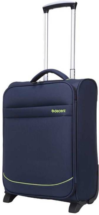 Decent Super Light Trolley 50 donker blauw Zachte koffer