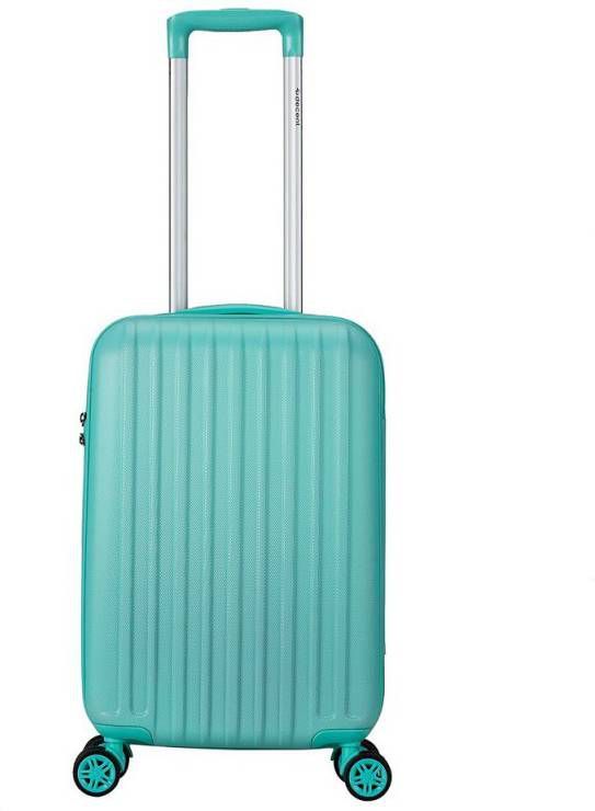 Decent Tranporto One Trolley 55 mint groen Harde Koffer