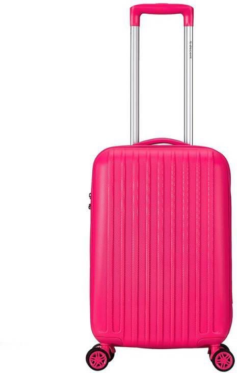Decent Tranporto One Trolley 55 pink Harde Koffer