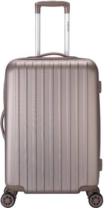 Decent Tranporto One Trolley 66 champagne Harde Koffer
