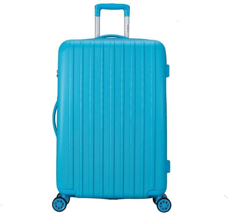 Decent Tranporto One Trolley 76 blauw Harde Koffer