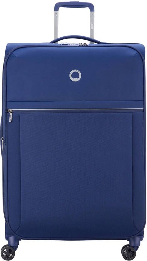 Delsey Brochant 2.0 Trolley 78 Expandable blue Zachte koffer