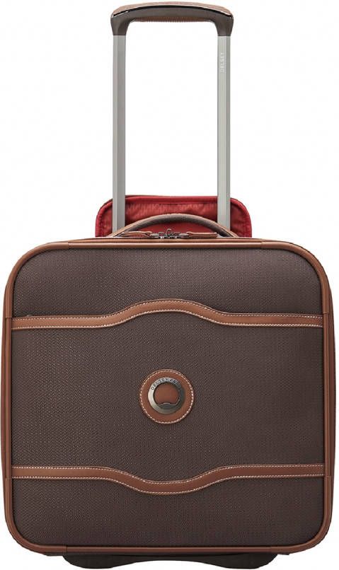 Delsey Chatelet Air 2.0 2 Wheel Underseater Trolley 42 marron Zachte koffer