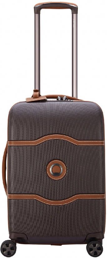 Delsey Chatelet Air 2.0 4 Wheel Cabin Trolley 55/35 marron Harde Koffer