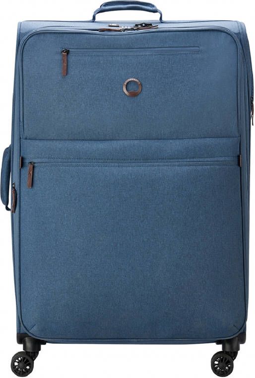 Delsey Maubert 2.0 Large Trolley 4 Wheel Expandable 80 blue Zachte koffer