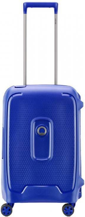 Delsey Moncey 4 Wheel Cabin Trolley 55/35 blue Harde Koffer