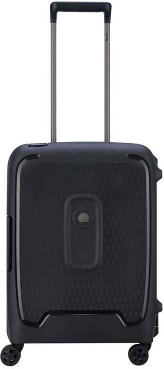 Delsey Moncey 4 Wheel Slim Cabin Trolley 55 black Harde Koffer