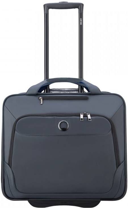 Delsey Parvis Plus 2 Wheel 2 Compartment Cabin Trolley Boardcase L gris Zachte koffer