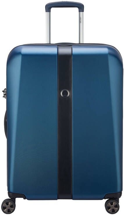 Delsey Promenade Hard 2.0 Expandable Trolley 66 blue Harde Koffer