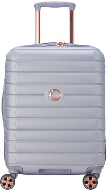 Delsey Shadow 5.0 Cabin Trolley 55/40 platinum Harde Koffer
