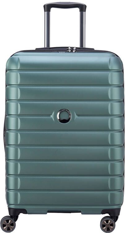 Delsey Shadow 5.0 Trolley 66 Expandable green Harde Koffer