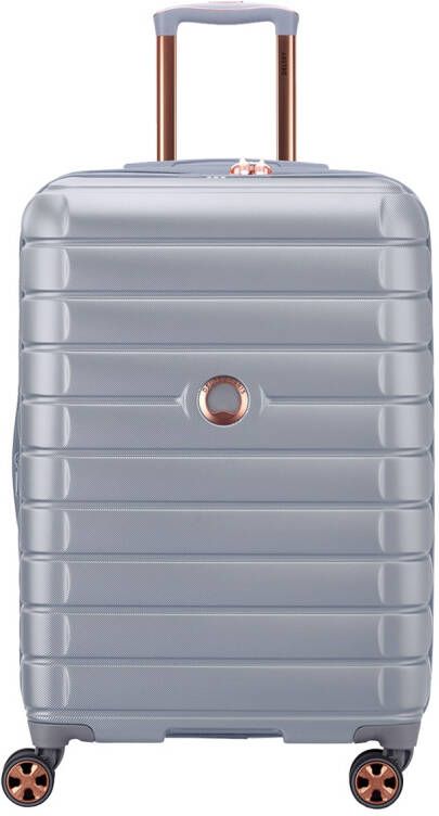 Delsey Shadow 5.0 Trolley 66 Expandable platinum Harde Koffer