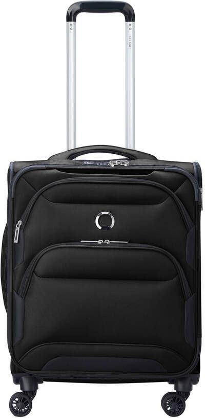 Delsey Sky Max 2.0 4 Wheel Cabin Trolley black Zachte koffer