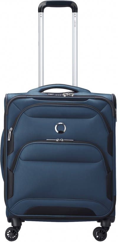 Delsey Sky Max 2.0 4 Wheel Cabin Trolley blue Zachte koffer