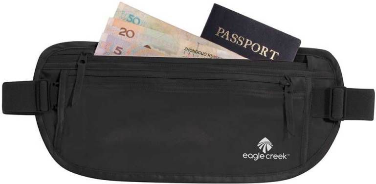 Eagle Creek Necessities Silk Undercover Money Belt blackHeuptas