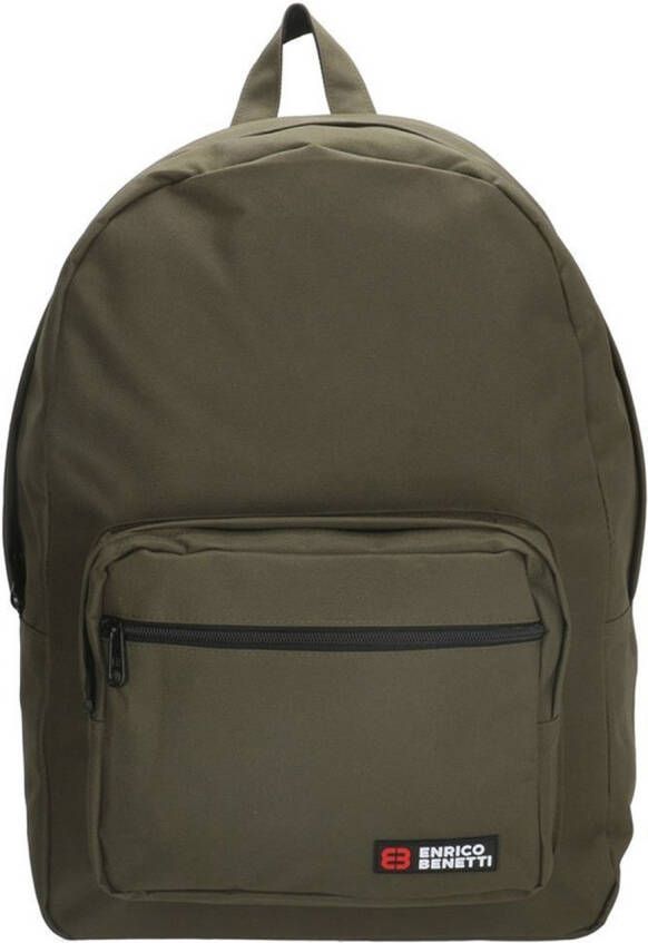 Enrico Benetti Amsterdam Rugtas 15&apos, &apos, olijf Laptoprugzak