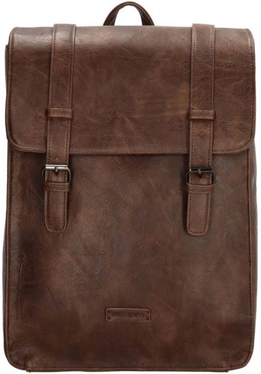 Enrico Benetti Caen 14&apos, &apos, Laptop Rugzak bruin backpack