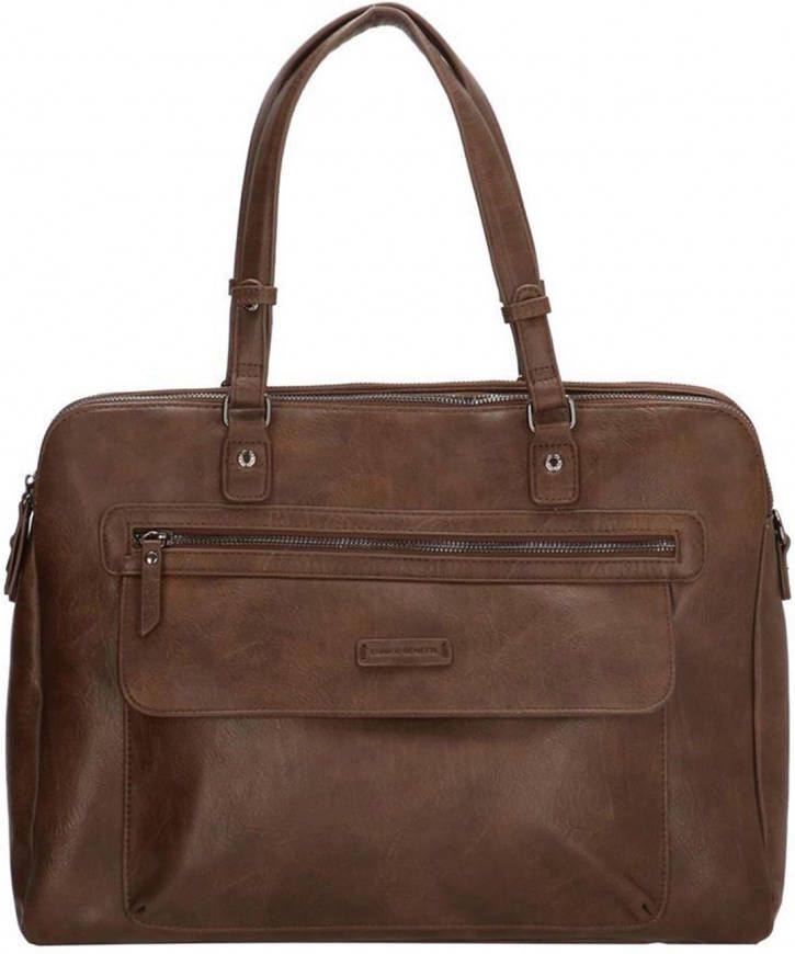 Enrico Benetti Caen 17&apos, &apos, Laptop/Business Bag bruin