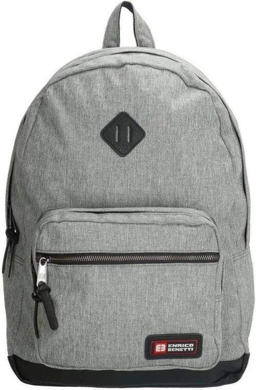 Enrico Benetti Montevideo Laptop Rugzak light grey backpack