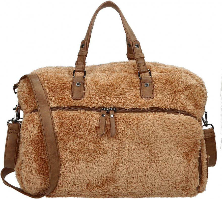 Enrico Benetti Teddy Diaper Bag camel Damestas