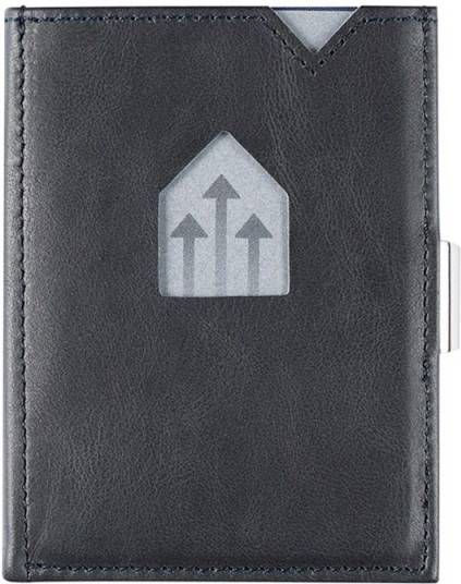 Exentri Leather Wallet RFID blue Dames portemonnee